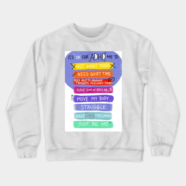 ADHD resource for kids Crewneck Sweatshirt by empaduggan